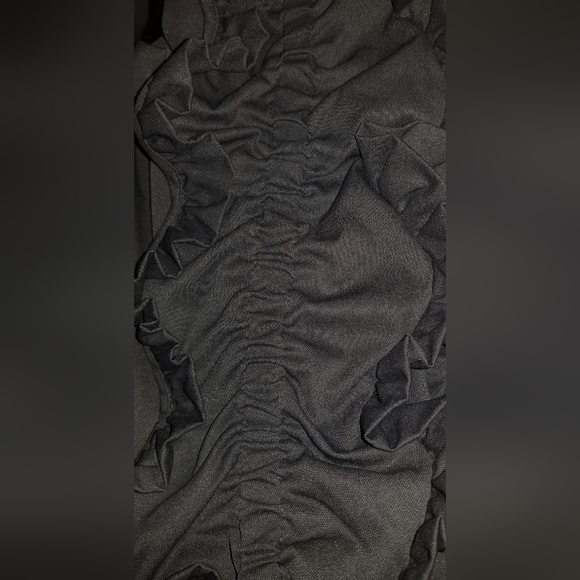 Ruffled Sleeve Trenchcoat - Picture 5 of 6